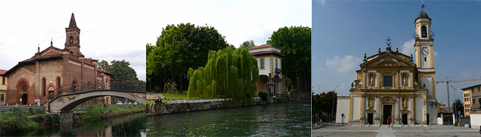 Le ville di delizia lungo il Naviglio Grande